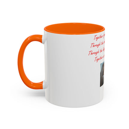 Accent Coffee Mug – “Together Forever” – Romantic Gift – 11oz