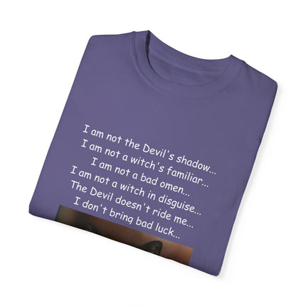 Unisex Cat-Themed T-Shirt – "Please Don't Hurt Me" Design