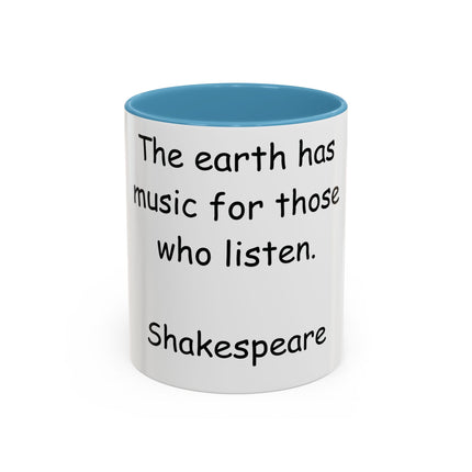 Shakespeare Quote Mug – 11oz Accent Cup for Book Lovers