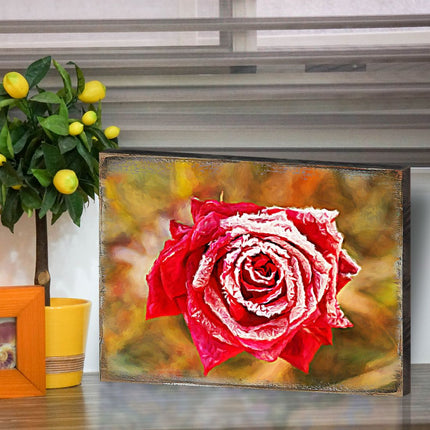 Amil Rose Art Wooden Wall Art by Nature Wonders - Love Family Kids Decor - 95299B-3