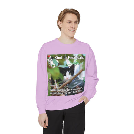 Be Kind to Feral Cats Sweatshirt — Animal Rescue Crewneck