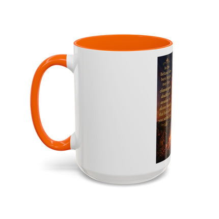 Mug — Pagan Bonfire Coffee Mug with Inspirational Beltane Quote