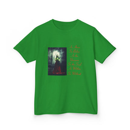 Mystical Kids Tee – “As Above, So Below” Inspirational Design