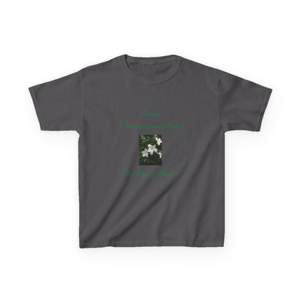 Jasmine Kids Tee – King of Flowers, Heavy Cotton