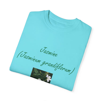 Jasmine Flower Tee – King of Flowers, Unisex Garment-Dyed