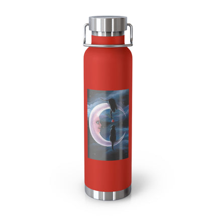 Moonlit Cats 22oz Vacuum Bottle — Insulated Copper Flask