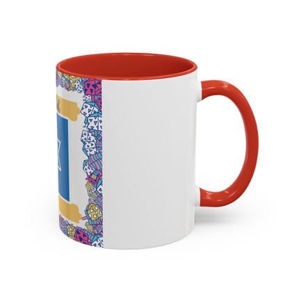 Happy Hanukkah Mug – 11oz Accent Ceramic Cup for Festive Joy