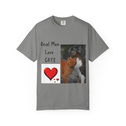 Real Men Love Cats Unisex T-Shirt - Cute Cat Lover Tee