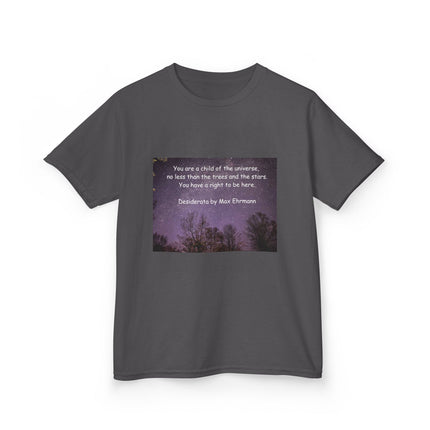 Kids Tee – “Child of the Universe” Quote – Heavy Cotton™