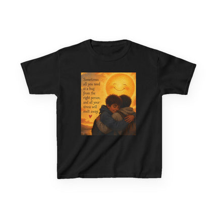 Kids Hug Tee — "Sometimes all you need is a hug" Heartwarming Children's T‑Shirt