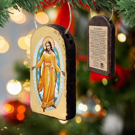 Resurrection Religious Christian Sacred Icon Ornament - Inspirational Icon Decor - 87059-3