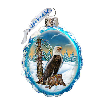 Eagle Mercury Glass Ornament by G. DeBrekht - Wildlife Holiday Décor - 771030-4