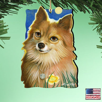 Ready When You Are Wooden Ornaments by Laura Seeley - Pets Dog and Cats Decor - 8511018-LS-3