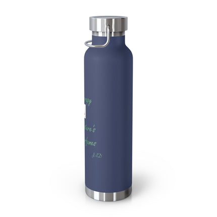 Aromatherapy Insulated Water Bottle - Mother Nature's Healing Perfume, 22oz