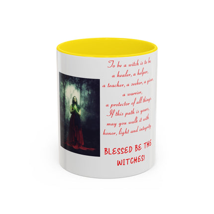 Blessed Be the Witches Accent Mug – Mystical 11oz Ceramic
