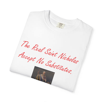 Unisex Garment-Dyed T-shirt - The Real Saint Nicholas Design