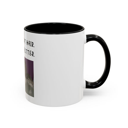 Kitty Glitter Coffee Mug — "This Isn't Cat Hair, It's Kitty Glitter" Accent Mug