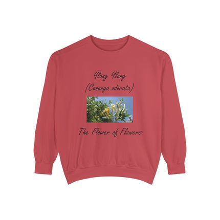 Unisex Ylang Ylang Sweatshirt - Floral Design & Comfort