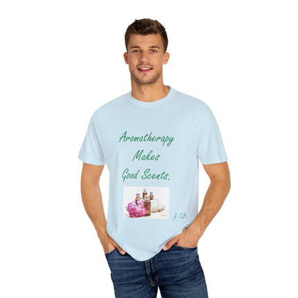 Aromatherapy T-Shirt – “Makes Good Scents” Design (Unisex)
