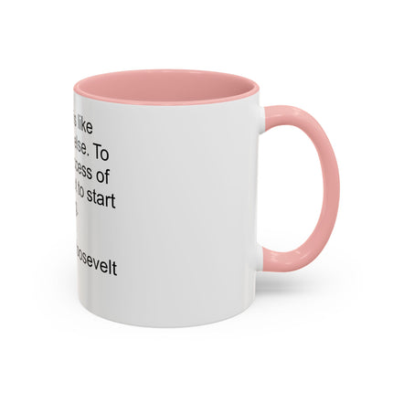 Inspirational Quote Mug — “Old age is like everything else…" by Theodore Roosevelt