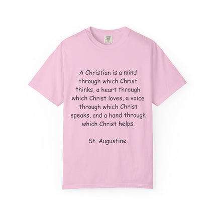 Inspirational Quote T-Shirt - Unisex Garment-Dyed Tee