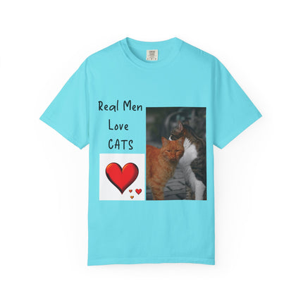 Real Men Love Cats Unisex T-Shirt - Cute Cat Lover Tee