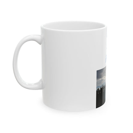 Inspirational Ceramic Mug - "Pray for Peace" - 11oz