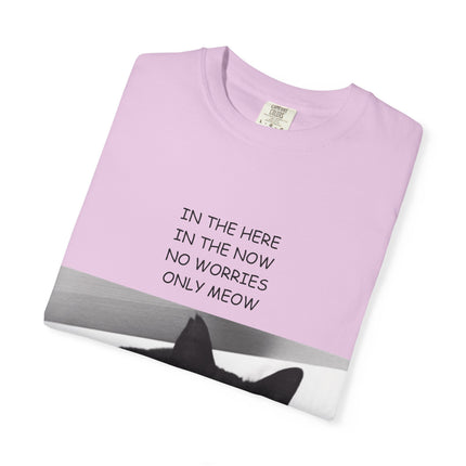 Inspirational Cat T-Shirt for Cat Lovers - 'Only Meow'