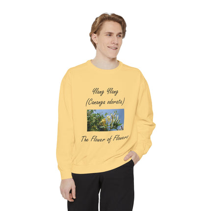 Unisex Ylang Ylang Sweatshirt – Floral Comfort for All Seasons