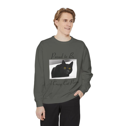 Proud to Be a Crazy Cat Person Sweatshirt – Cozy Unisex Gift