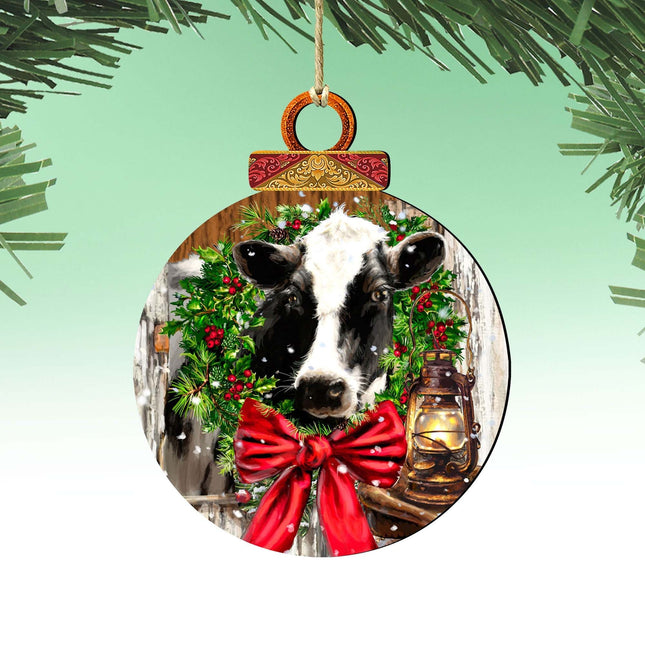 Christmas on the Farm Wooden Ornaments by Gelsinger - Christmas Decor - 8021128-DG-0