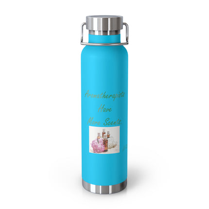 Aromatherapist Copper Vacuum Insulated Bottle - 22oz Water Bottle with Inspirational Quote