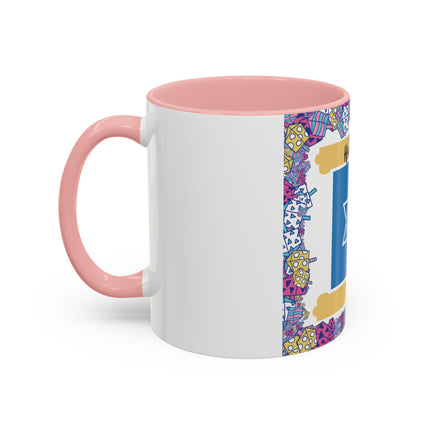 Happy Hanukkah Mug – 11oz Accent Ceramic Cup for Festive Joy