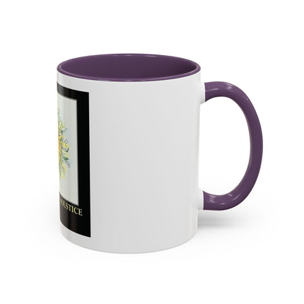 Happy Summer Solstice Coffee Mug — Sun Illustration Accent Mug (11/15oz)