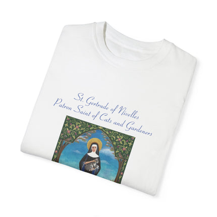 Saint Gertrude Cat Lady Tee – Unisex, Whimsical Design