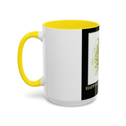 Summer Solstice Mug – 15oz Accent Ceramic Cup with Sunshine Art