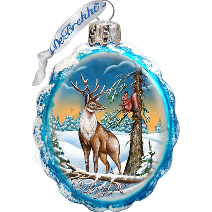 Wildlife Mercury Glass Ornaments Set of 3 by G. DeBrekht - Wildlife Holiday Decor - 770108S3-2