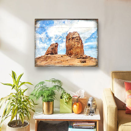 Hogge Canyons Landscape Wooden Wall Art by Nature Wonders - Nature Wildlife Decor  - 95276B-2