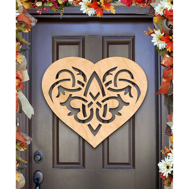 Celtic Heart Wall Door Decor by Celtic Art - Celtic Decor - 93166H-0