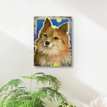 Buttercups Wooden Wall Art by Laura Seeley - Pets Dog and Cats Decor - 8511118B-3