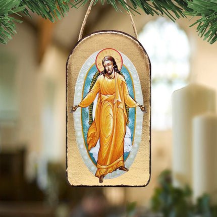 Resurrection Religious Christian Sacred Icon Ornament - Inspirational Icon Decor - 87059-0