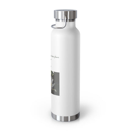 Zen Serenity Copper Bottle – 22oz Lotus Design for Mindful Living
