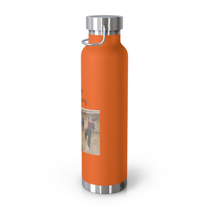 Dancing Is Silent Poetry 22oz Copper Insulated Bottle - Perfect Gift for Dance Lovers