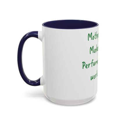 Mother Nature Accent Mug – 15oz Ceramic Cup for Eco Enthusiasts