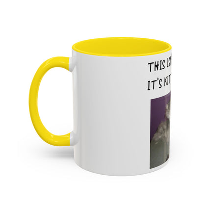 Kitty Glitter Mug – 11oz Accent Ceramic Cup for Cat Lovers