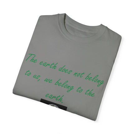 Eco-Friendly T-Shirt – “We Belong to the Earth” Design