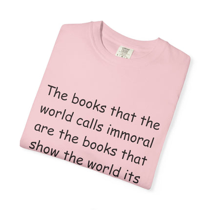 Oscar Wilde Quote Unisex Garment-Dyed T-shirt - Literary Inspiration Tee