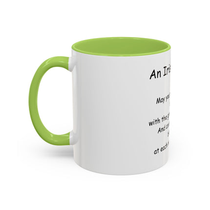 Irish Blessing Coffee Mug — "An Irish Blessing" Inspirational Religious Mug (11/15oz)
