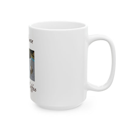 Coffee Mug - "Instant Human, Just Add Coffee" Ceramic Coffee Cup (11oz, 15oz)