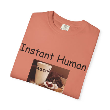 Unisex Chocolate Lover T-shirt - 'Instant Human, Just Add Chocolate'